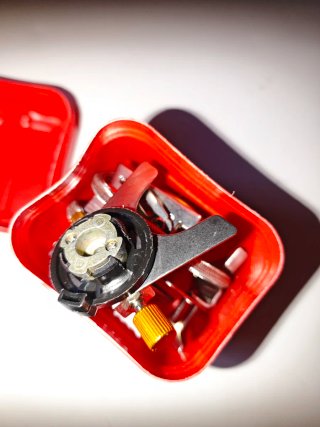Quemador gas estufa fuego bombona portátil.