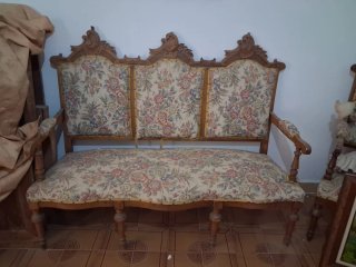 Tresillo Isabelino vintage