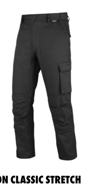 Pantalón classic stretch negro XL wurth