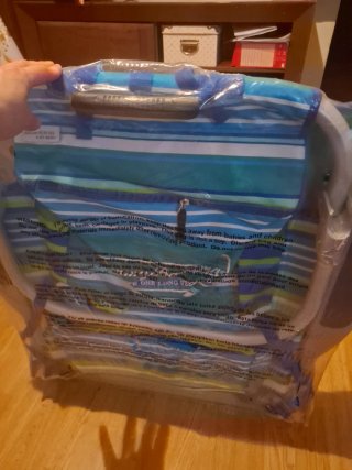 Silla Tommy bahama azul / rayas