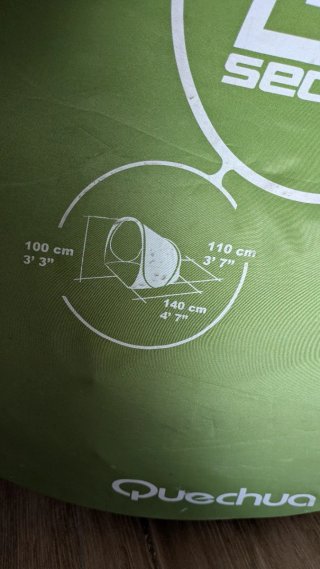 Tienda de campaña pequeña Quechua