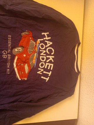 Camiseta manga larga Hackett azul talla 15 16 años
