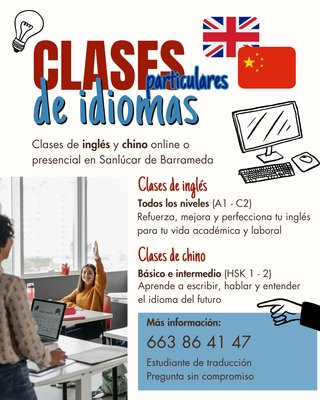 Clases de inglés y chino 🇬🇧🇨🇳