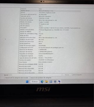 MSI Creator 15 A10SD