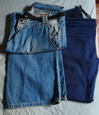 Pack 2 Pantalones: Vaqueros Campana Y2K + Jeggings