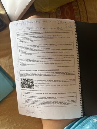 Examenes quimica PAU Extremadura