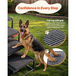 Scale per cani per auto, 4 gradini extra large, ra
