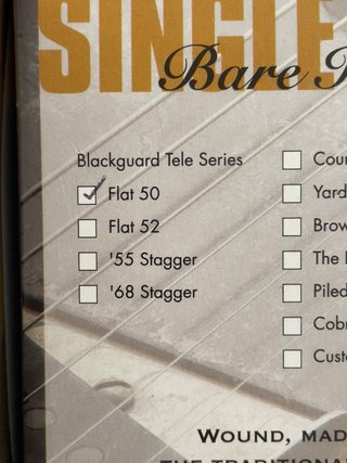 Bare Knuckle BLACKGUARD TELE SERIES - FLAT '50
