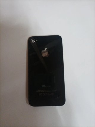 tapa trasera iphone 4 negra