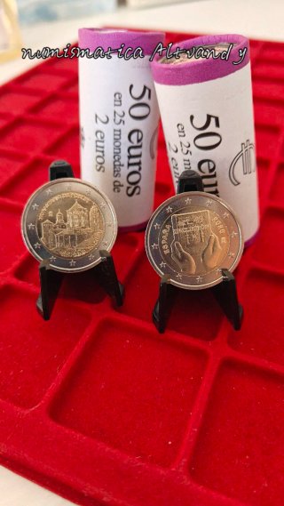 2 euro x2 Spagna 2026