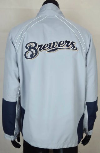 Chaqueta baseball MLB Milwaukee Brewers G-III XL