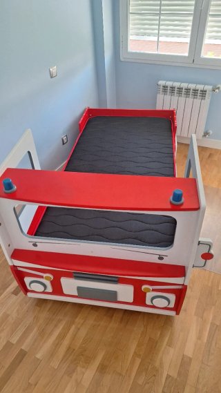 Cama infantil Camión de Bomberos