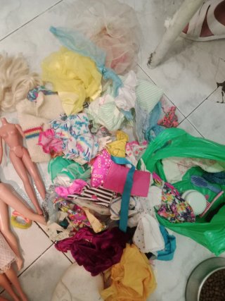 Conjunto di bambole Barbie antiche