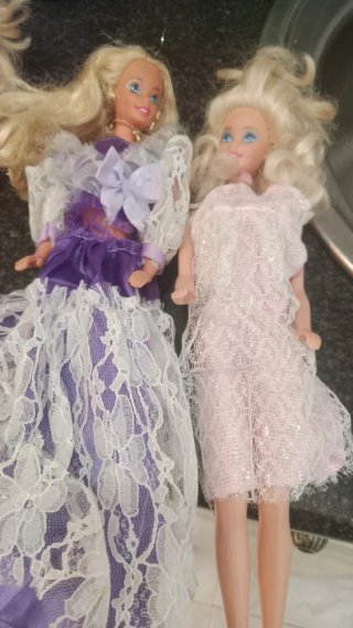 Conjunto di bambole Barbie antiche
