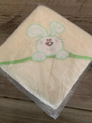 Pack c/ 2 Toalhas de banho com carapuço algodão