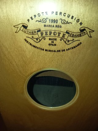 Cajón flamenco Pepote Fiesta Natural, modelo antig