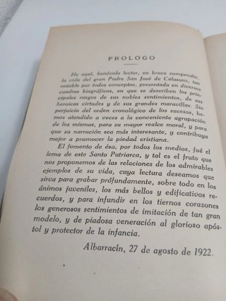 Biografía del fundador de las escuelasPías año1924
