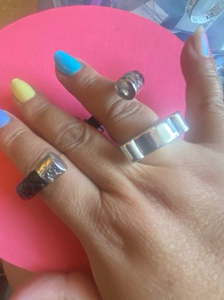 Pulsera en piel y plata tous