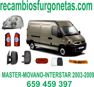 RECAMBIOS MASTER MOVANO INTERSTAR 2003-2010