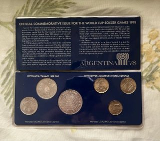 Set de moneda estuche Argentina ' 78