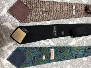 Corbatas vintage marcas de lujo