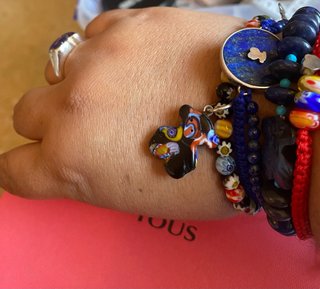Pulsera en cristal de Murano tous