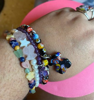 Pulsera en cristal de Murano tous