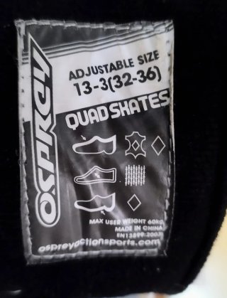 Patines infantiles de 4 ruedas Osprey