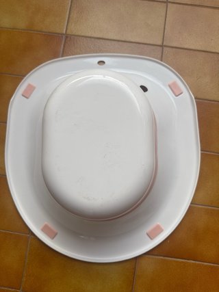 Adaptador de WC plegable portátil con asiento de s
