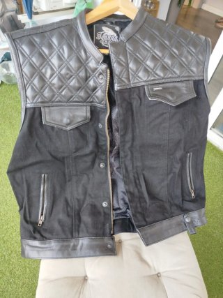 Chaleco moto iguana custom