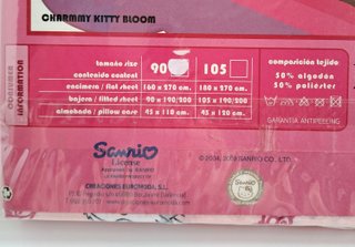 Juego de sábanas 3 piezas Charmmy Kitty Sanrio NEW