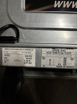 Remolque Erdé Classic 102