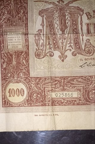 1000 Lire Grande M 1896/1943