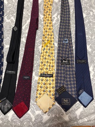 Corbatas vintage marca de lujo