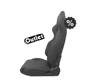 ZA ASIENTO BAQUET UNIVERSAL LOOK SPARCO CUERO NEGRO R014134C