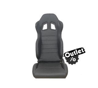 ZA ASIENTO BAQUET UNIVERSAL LOOK SPARCO CUERO NEGRO R014134C