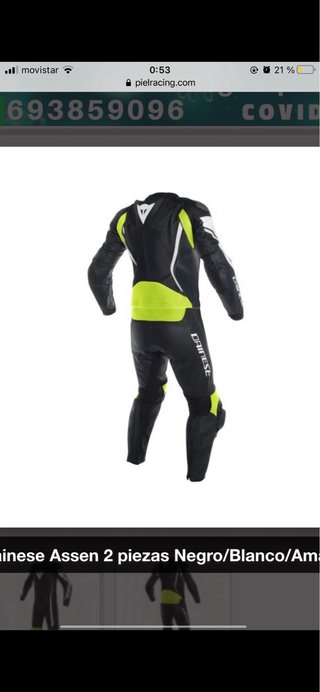 Mono Dainese Assen (altura 1,75) talla 48