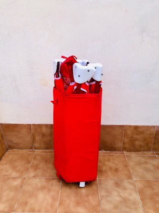 Cuna parque de viaje plegable, marca Brevi