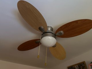 Ventilador de techo con luz