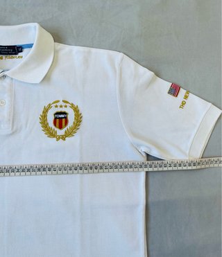 Tommy by Tommy Hilfiger embroidered polo XL white