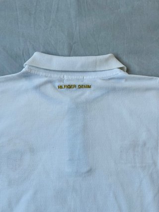 Tommy by Tommy Hilfiger embroidered polo XL white