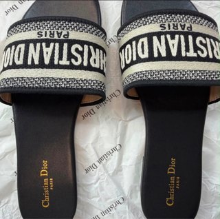 Ciabatte Dior Dway nero