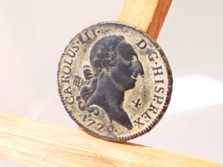 Escasa Moneda 4 Maravedís 1779 Carlos III Segovia