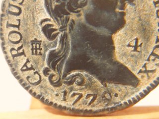 Escasa Moneda 4 Maravedís 1779 Carlos III Segovia