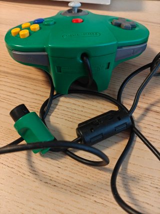 Mando original Nintendo 64 verde