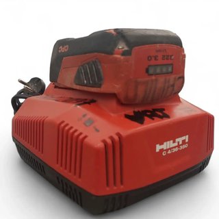 SIERRA CIRCULAR HILTI SCW 22A + BATERÍA + CARGADOR