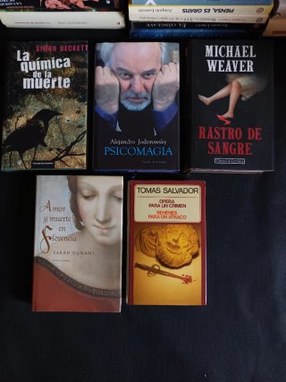Lote de 5 libros variados