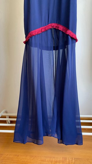 Vestido invitada azul marino
