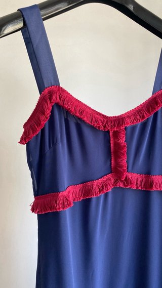 Vestido invitada azul marino