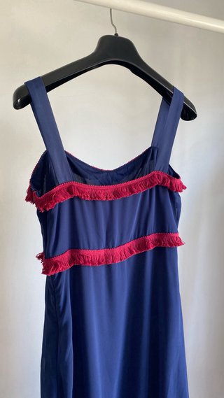 Vestido invitada azul marino